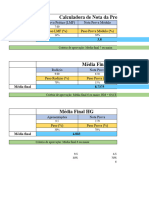 Calculadora Média UDP