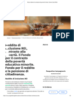 Misure Italiane Di Contrasto Alla Povertà - Articoli - Centro Studi Affido