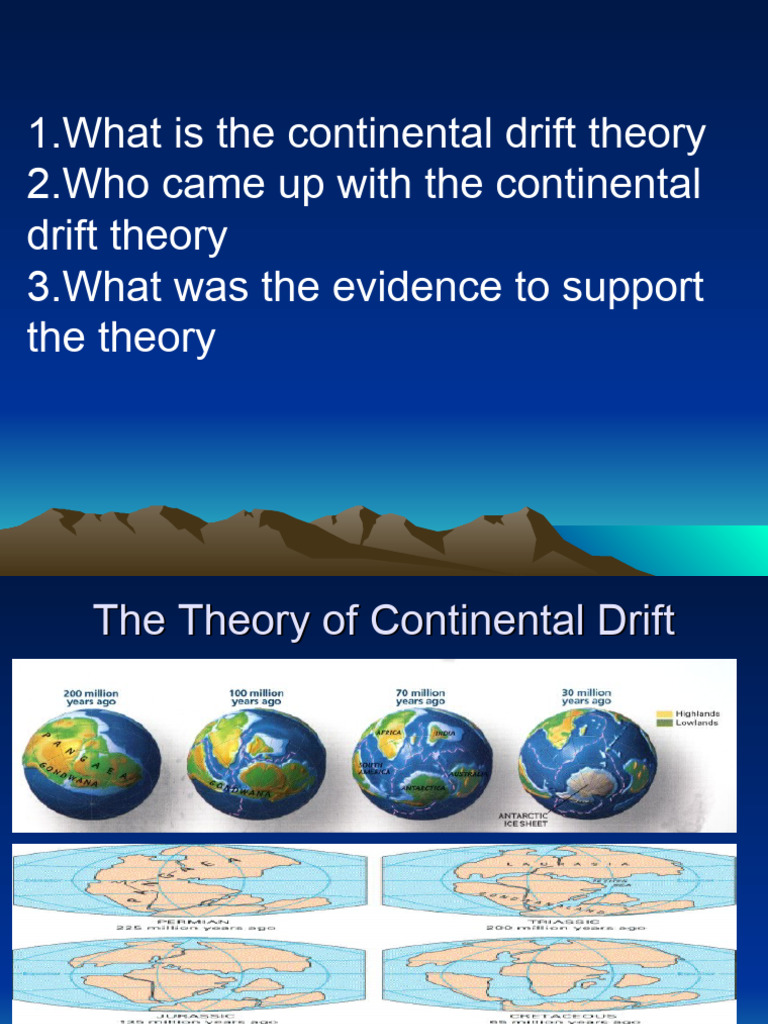 CONTINENTAL DRIFT DEF SIMPLE intelligence overview