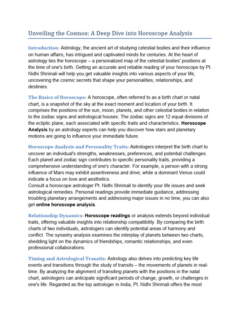 Unveiling the Secrets of Stargate Horoscope: A Guide to Navigating the Cosmos