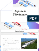 Japanese Shinkansen - Milica Culibrk ST72-2020