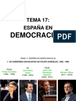 TEMA 17 España en Democracia (II)