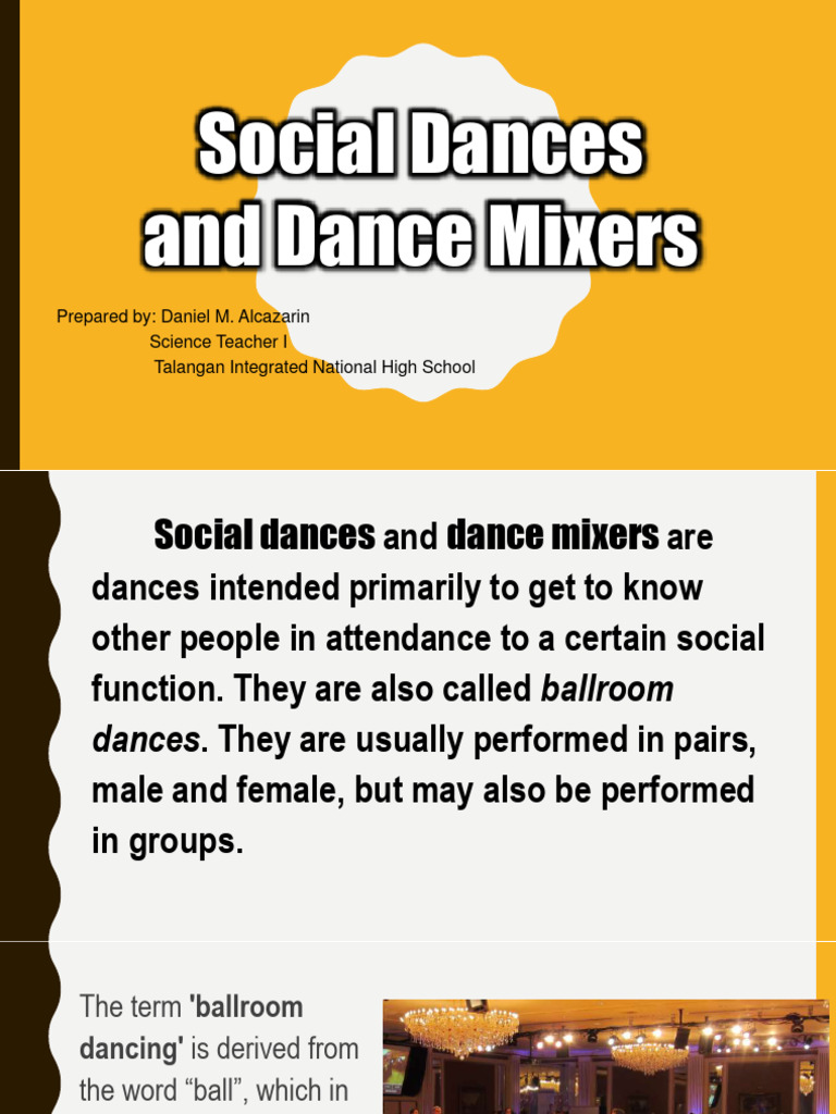 Social Dances and Dance Mixers PDF Ballroom Dance Social Dance