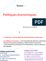 Politiques Economiques Notes