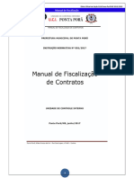 Manual Do Fiscal de Contrato Publicado em DO