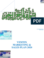 Vemtix Marketin & Sales Plan 2020