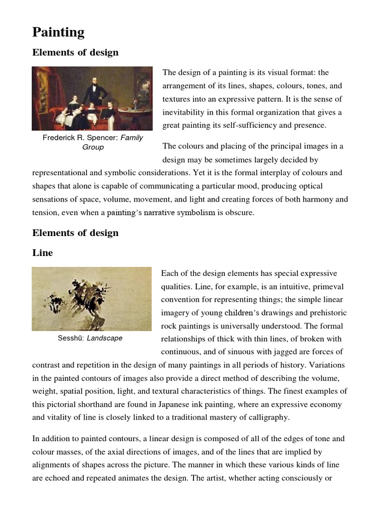 Understanding Painting Design Elements | PDF | Color | Paintings
