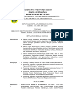 311.a.1. SK Kebijakan Identifikasi Dan Pemenuhan Kebutuhan Pasien Dengan Risiko Kendala, Dan Kebutuhan Khusus