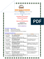 Schedule of FDP