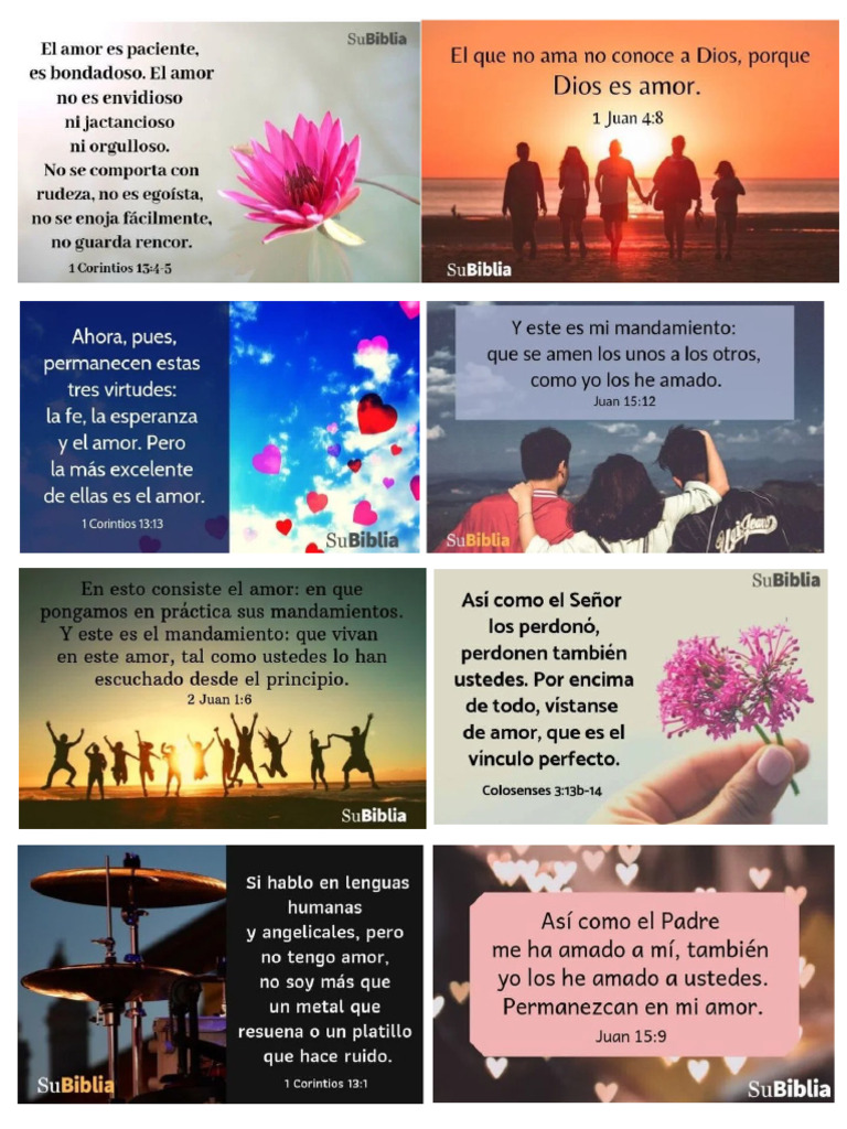 Amor Versiculos De La Biblia Pdf