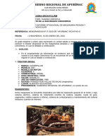 Informe Nº001 Informe Situacional de Maquinarias y Vehiculos