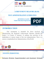 Ram Test Administration Guidelines