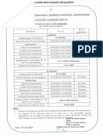 B.tech II Yr Academic Calendar For AY 2023 24