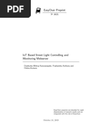 IoT Based Street Light Controlling and M