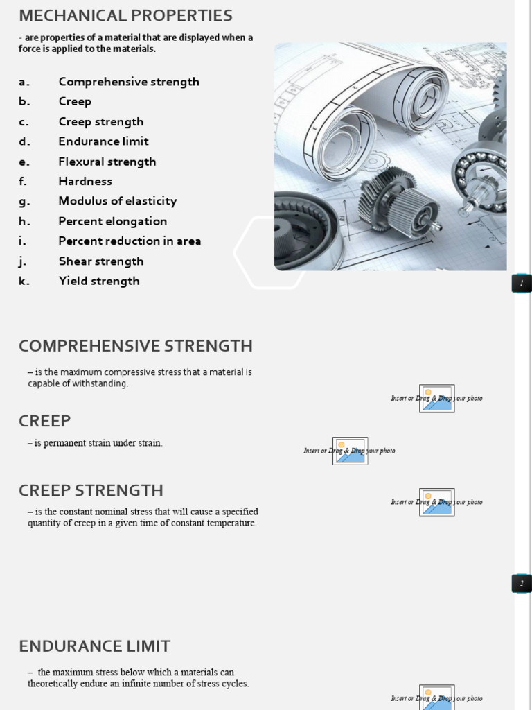 Key Mechanical Properties Explained | PDF | Strength Of Materials ...