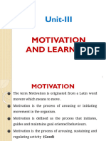 2024 Motivation and Learning