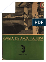 Revista De Arquitectura   Año XXIII   Nº 195   Marzo 1937