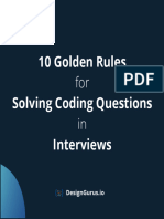 Coding Interview Rules