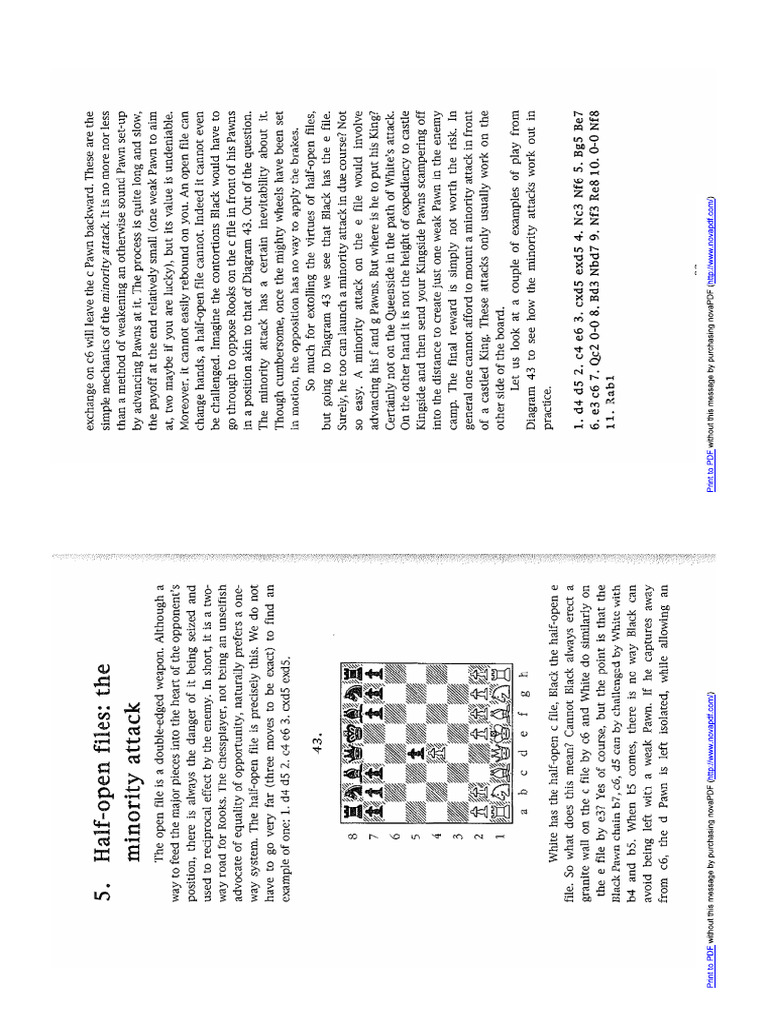 5 Half-Open Files Simple Game | PDF