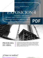 Exposición 4 - Planeación y Programación de Oba Civil D02