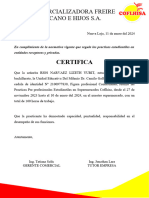 Certificados Estudiantes