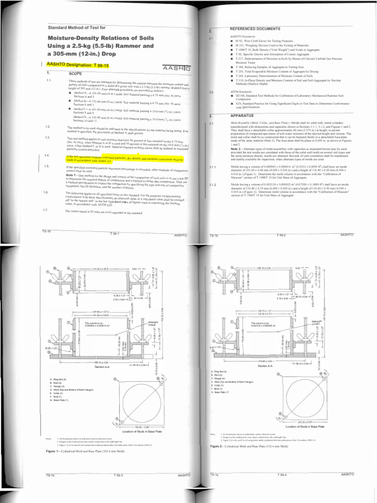 Aashto t 99 15 download free pdf physical sciences metrology