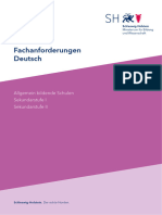 Fachanforderungen Deutsch Sekundarstufe (2014)