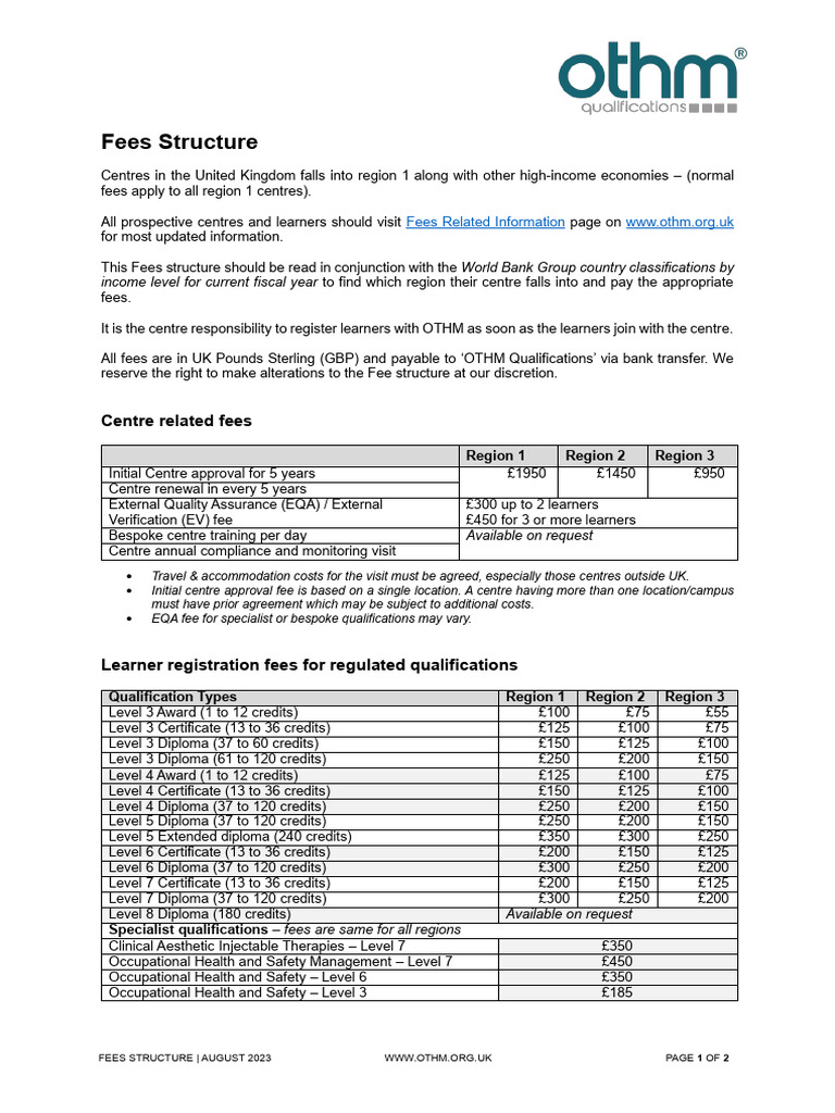 Fees Structure 2023 08 Pdf