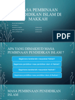 Masa Pembinaan Pendidikan Islam Di Makkah