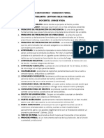 40 Deficiones - Derecho Penal