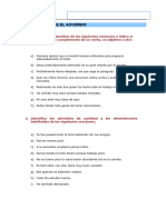 L2AP2 - El Adverbio (Ejercicios Con Solucionario)