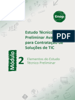 Módulo 2 - Elementos Do Estudo Técnico Preliminar