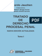Tratado de Derecho Procesal Penal - Ed. Actualiz 2021 - Jauchen - T 1 (PDF - Io)