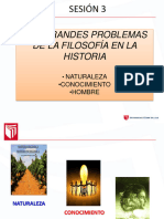 Sesión 3 Los Grandes Problemas de La Filosofía en La Historia