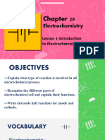 Electrochemistry: Lesson 1 Introduction To Electrochemistry