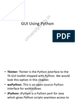 Building GUI Using Python