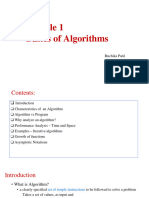 1.1 - Analysis of Algorithms