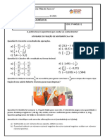 Atividade de Fixação de Matemática 7º Ano #8