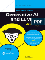 Generative AI and LLMs For Dummies