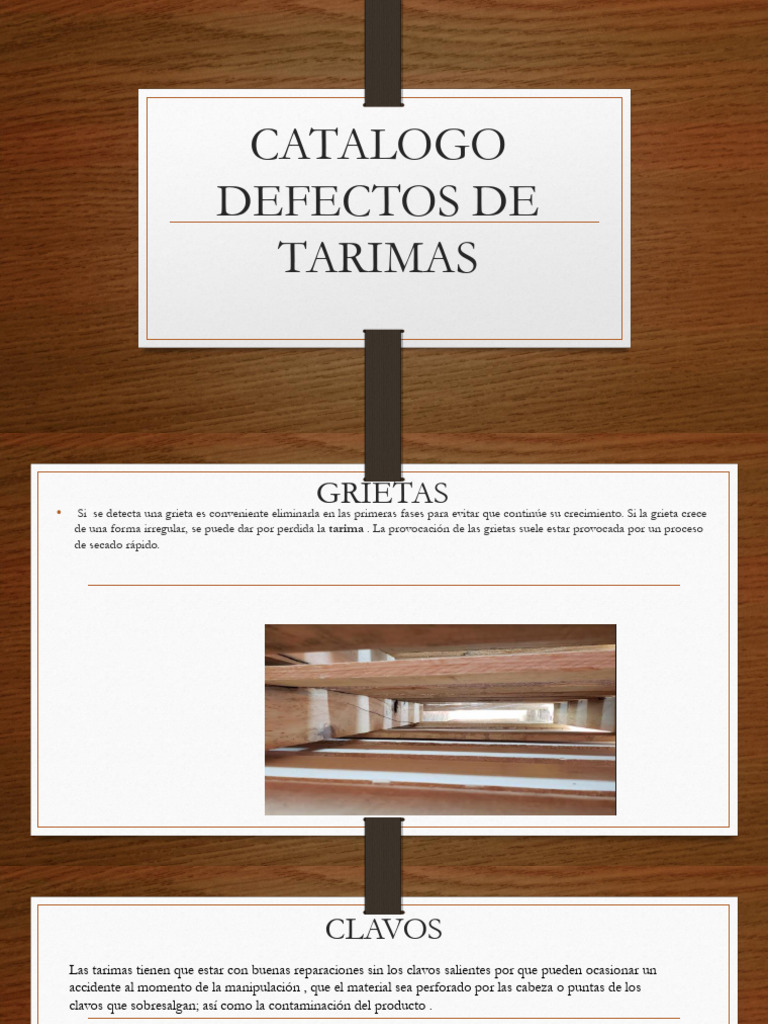 Defectos Comunes en Tarimas de Madera | PDF | Insectos | Madera