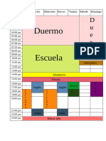 Horarios Navedo Valentina Trabajo