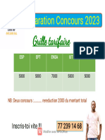 Grille Tarifaire-Preapa Concours Exos de PDF