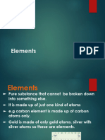 Elements and Periodic Table