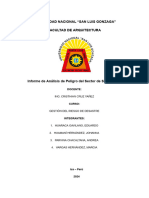 Informe de Análisis de Peligros Sector de Santa María