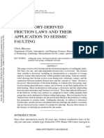 Marone 2003 Laboratory Derived Friction Laws and Their Application To Seismic Faulting