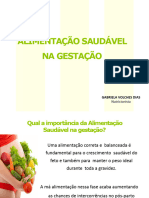 Palestra Alimentação Saudavel Gestantes