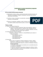 Guía para Gestión Del Riesgo en Centros Educativos y Espacios de Aprendizaje