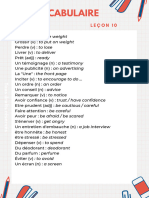 1.3 Fiche vocabulaire 10