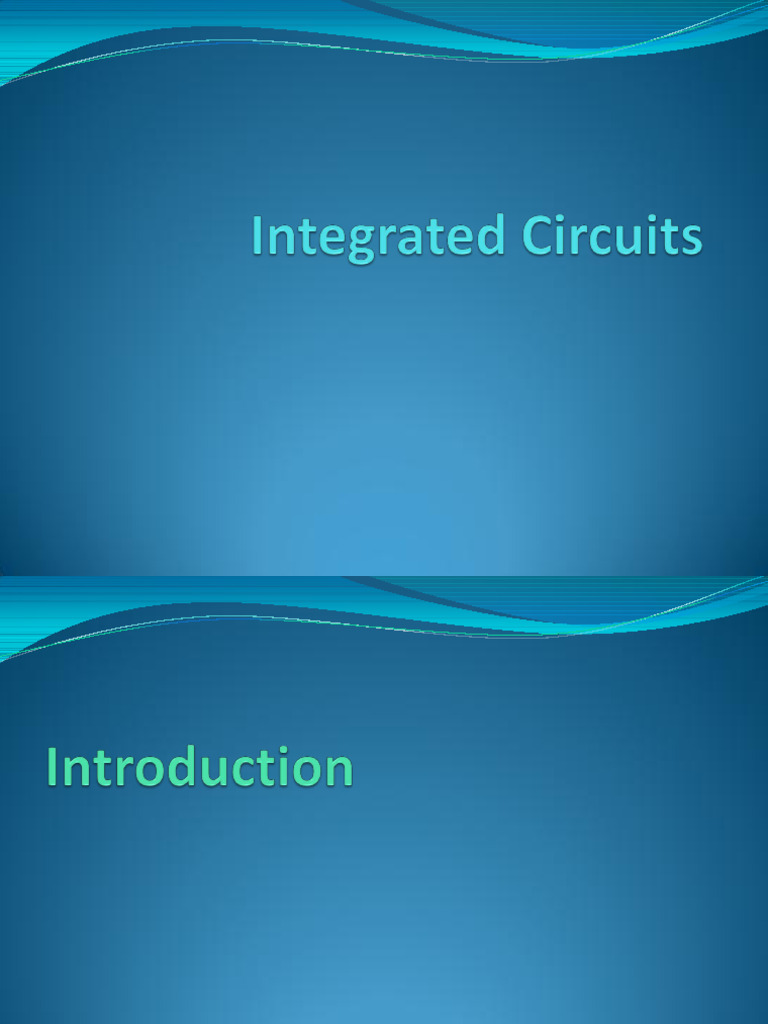 Evolution of Integrated Circuits | PDF | Integrated Circuit ...