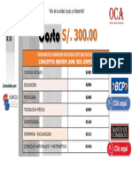 Tarifario Segunda Especialidad